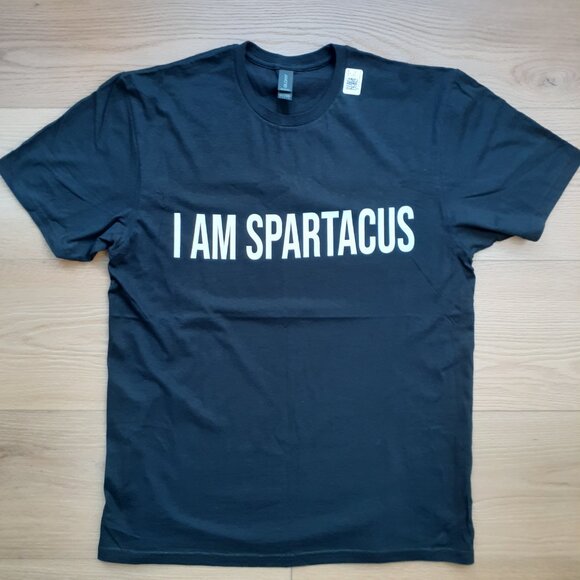 I am Spartacus - New Large Black T-Shirt - Picture 4 of 4